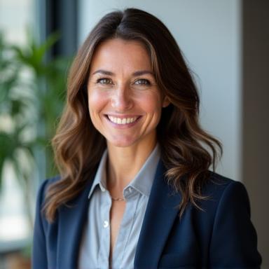 Porträtfoto von Dr. Anja Weber, einer lächelnden Frau in professioneller Kleidung.